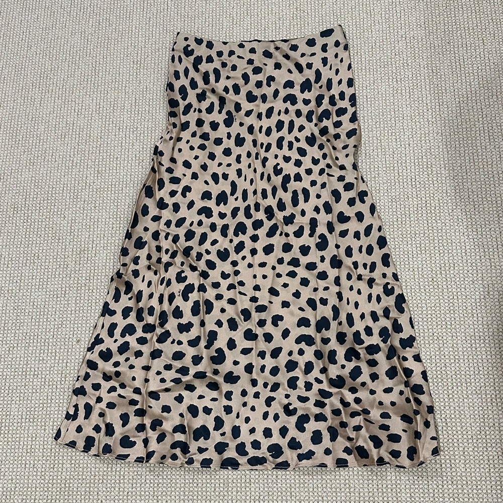 Realisation Par Tan and Black A-Line Skirt